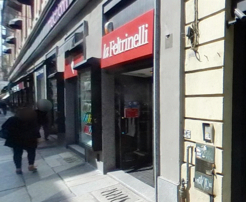Presunto tentativo di spaccata alla Feltrinelli di Alessandria