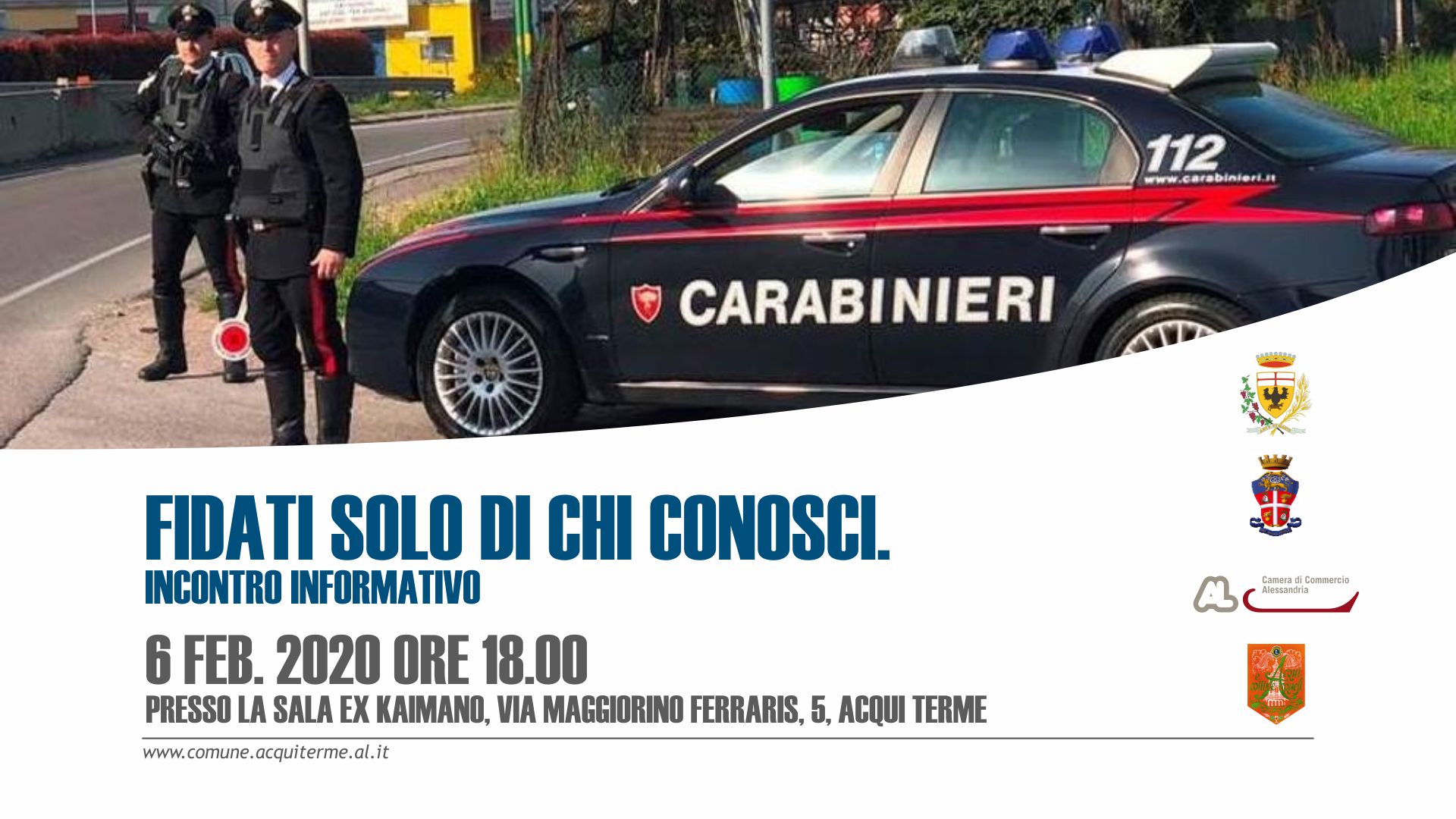 Ad Acqui Terme un incontro per difendersi da raggiri e truffe