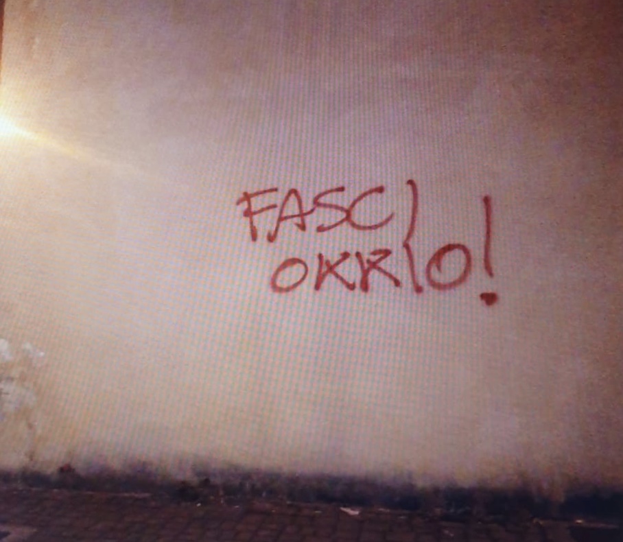 L’Anpi sulle scritte contro Forza Nuova a Casale: “Atto da condannare”