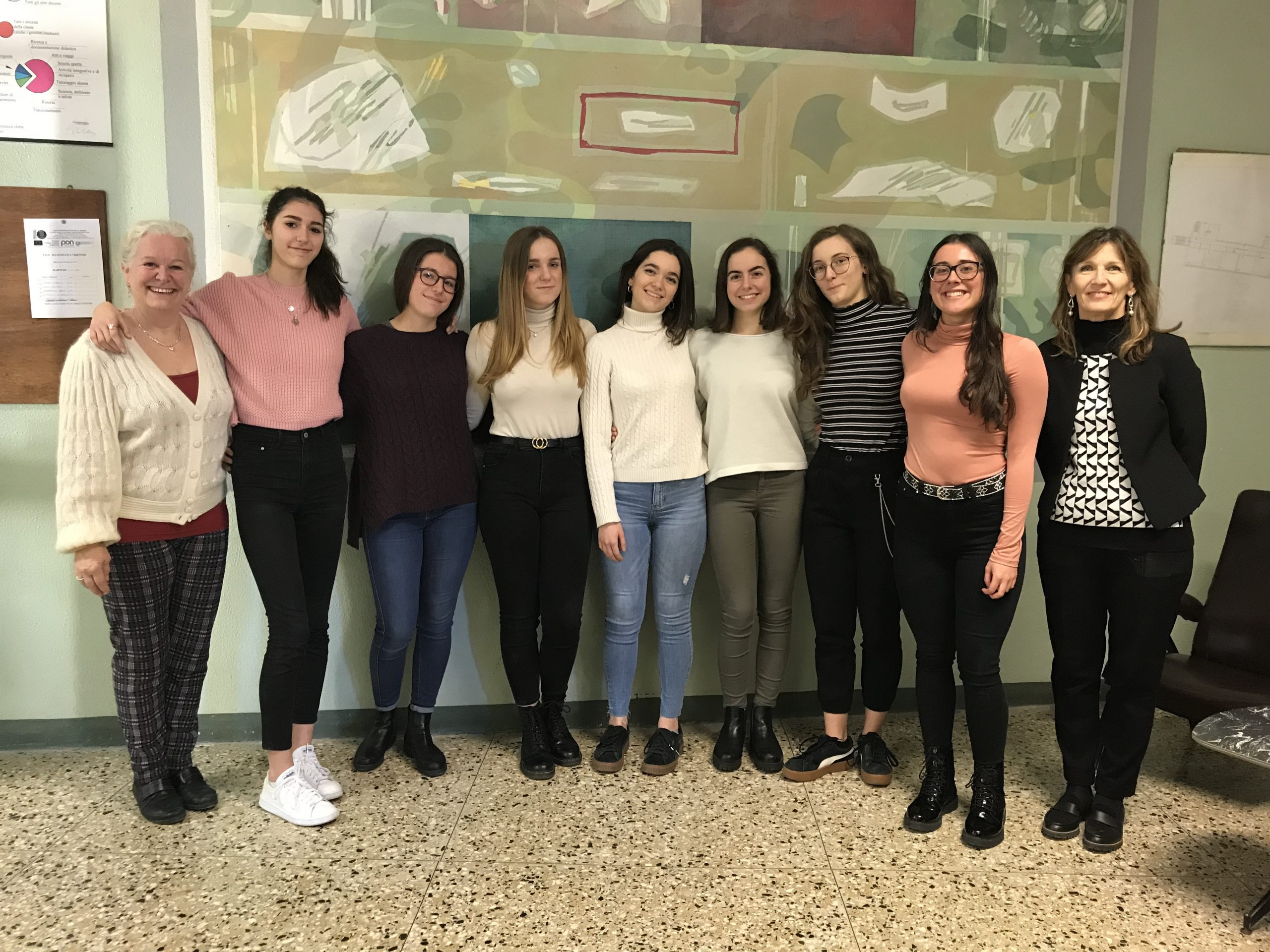Le studentesse del Peano di Tortona alle preliminari delle Olimpiadi di Tedesco