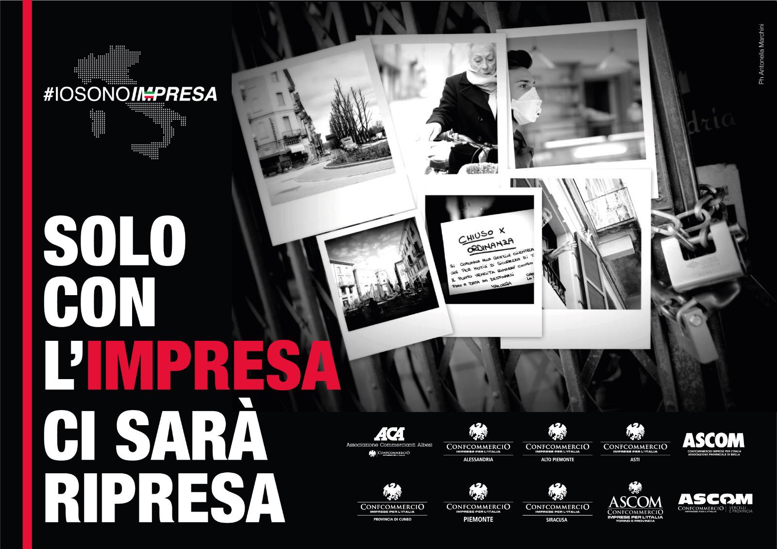 #IoSonoImpresa, l’appello di Confcommercio per chiedere al Governo nuove misure economiche