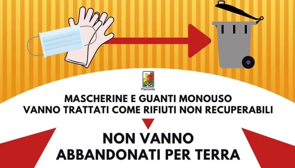 “Guanti e mascherine non vanno gettate a terra”: l’inciviltà ai tempi del coronavirus