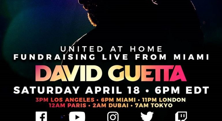 David Guetta: stasera un live che unirà il mondo attraverso la musica