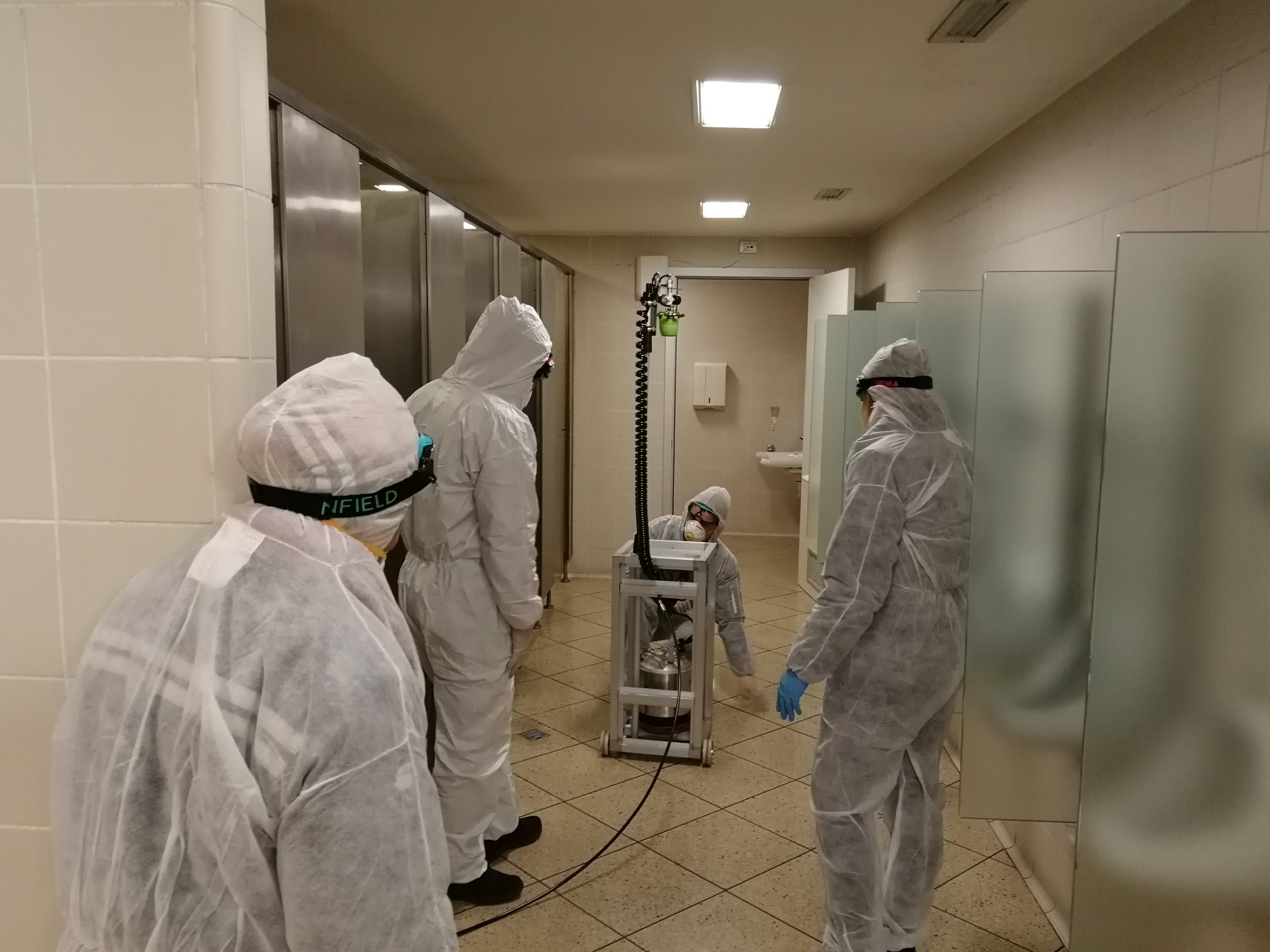 Sanificazione degli ambienti di lavoro per il contenimento del contagio da covid 19