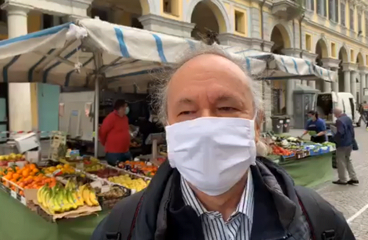 Prove di ritorno alla normalità: in piazza Marconi la riapertura del mercato