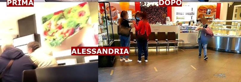 Report: “Dopo il nostro servizio spariti i tavolini nel bar dell’ospedale di Alessandria”