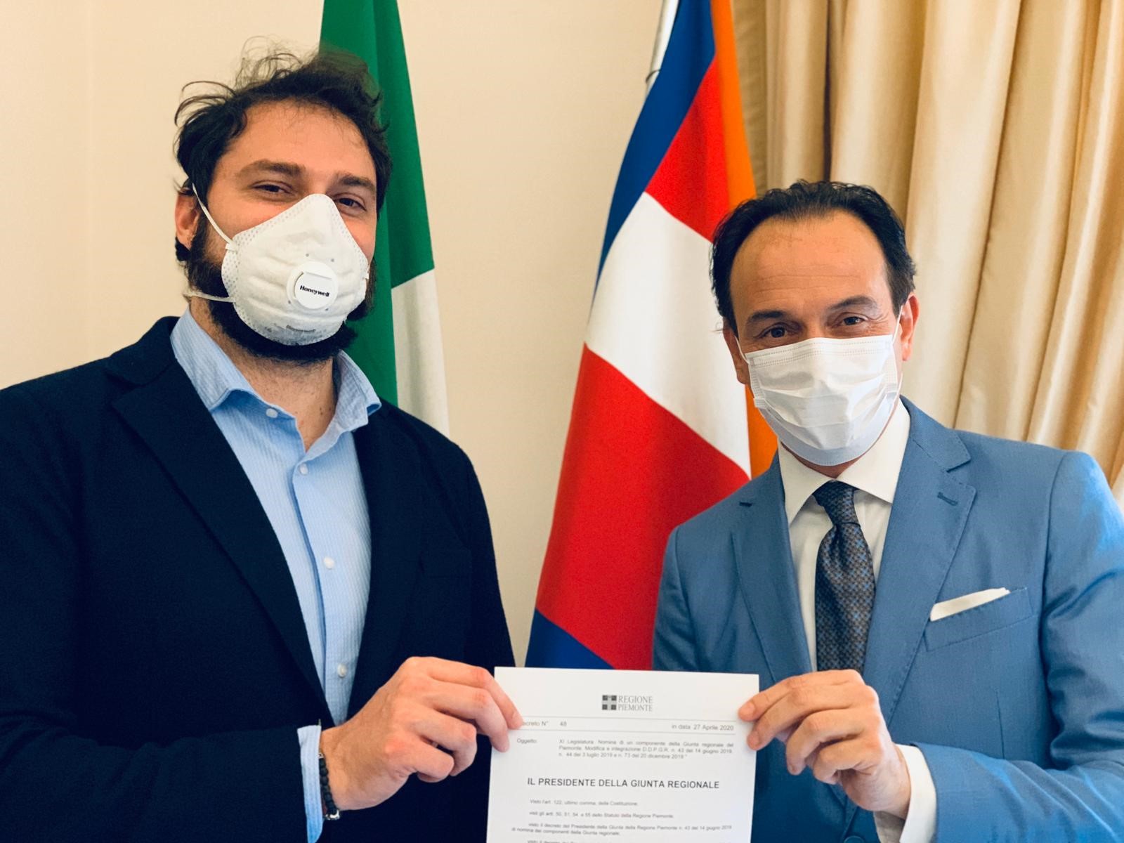 Marrone nuovo assessore regionale al posto di Roberto Rosso
