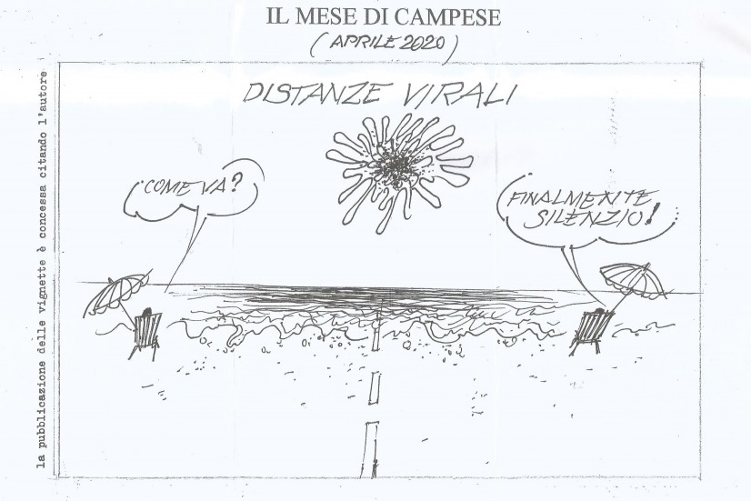 Le vignette di aprile firmate Ezio Campese