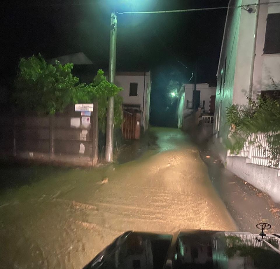 Maltempo in provincia: oltre una ventina gli interventi per allagamenti, alberi caduti e danni ai cavi elettrici