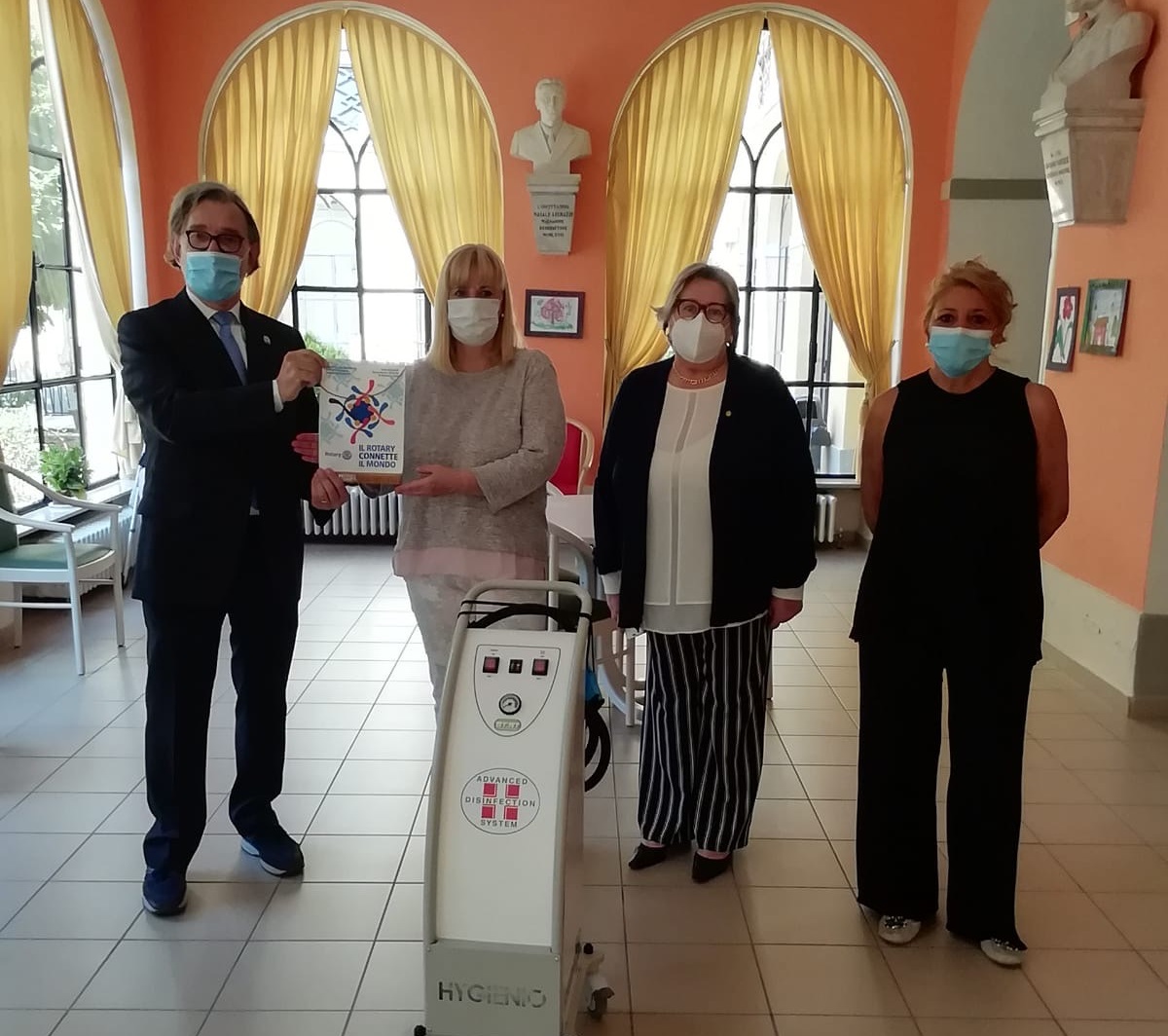 Rotary Club di Valenza dona un sanificatore all’Uspidalì