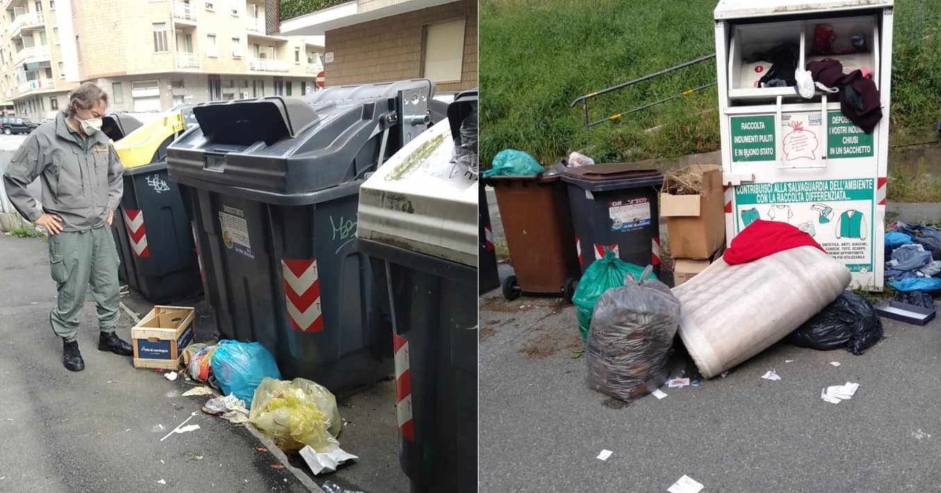 Sporcaccioni in azione in via Galilei e viale Medaglie d’Oro: sul posto gli Ispettori Ambientali