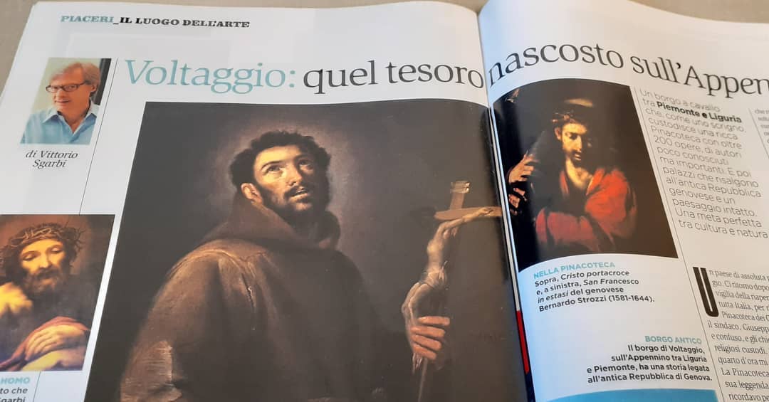 Voltaggio e la sua Pinacoteca finiscono su Panorama grazie a Sgarbi
