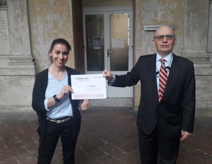 L’Upo Alumni dona 2.700 euro agli ospedali di Alessandria, Novara e Vercelli