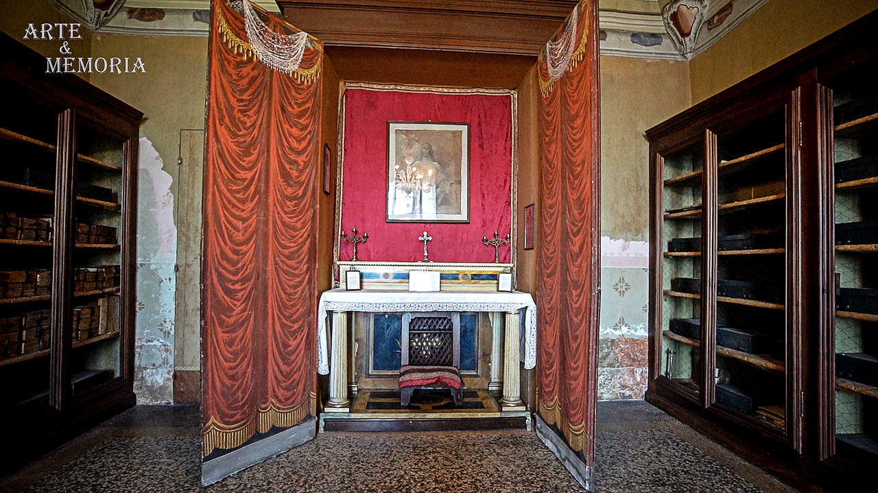 Il castello di Pomaro e la sorpresa della cappella nascosta in un armadio