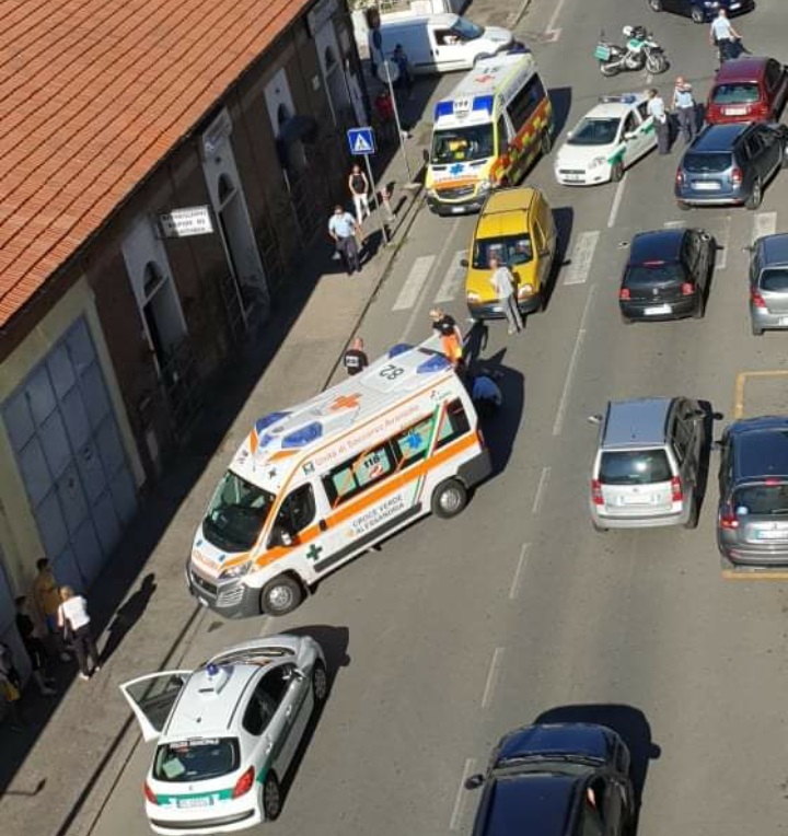 Ciclista investito in via Maggioli ad Alessandria