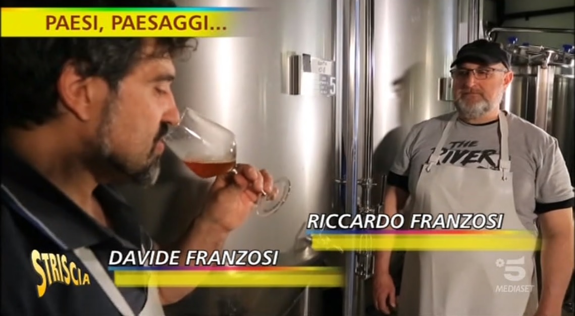 Striscia la Notizia ancora in provincia, alla scoperta della birra artigianale di Montegioco