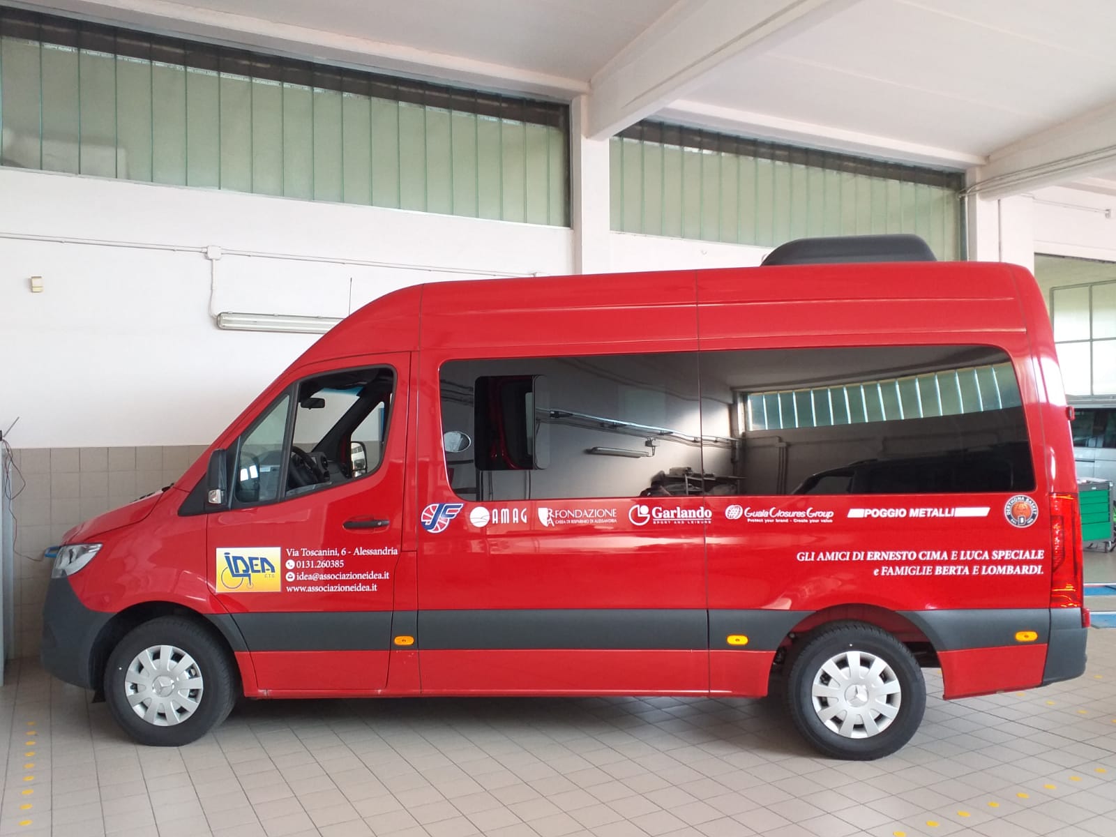 Associazione Idea: il 1^ luglio sarà inaugurato il nuovo pulmino