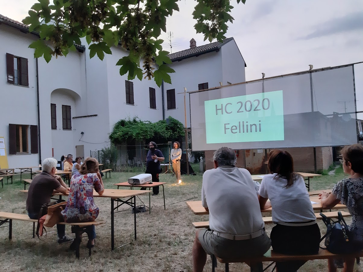Ieri prima serata-cinema a Hortus Conclusus