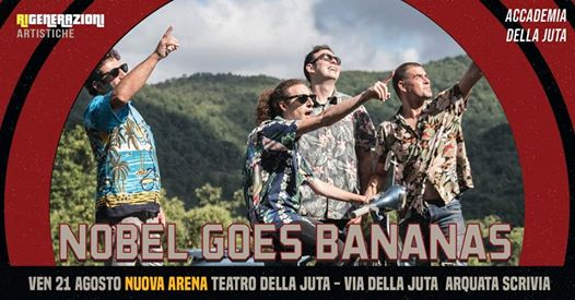Venerdì torna Ri-generazioni: musica anni ’50 e ’60 con i Noble Goes Bananas