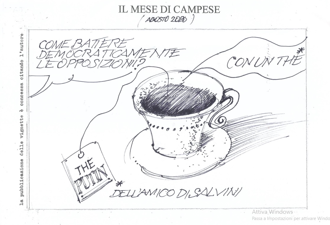 Le vignette di agosto firmate Ezio Campese