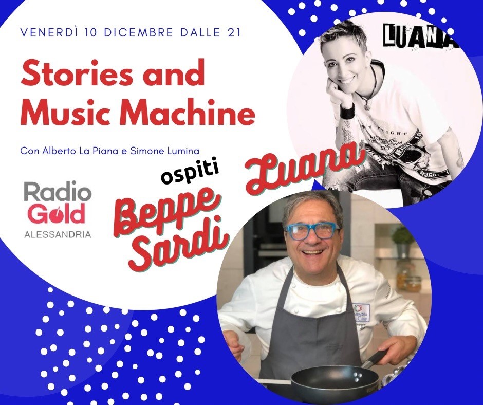 The Stories and Music Machine dalle 21 tra cucina e musica dal vivo