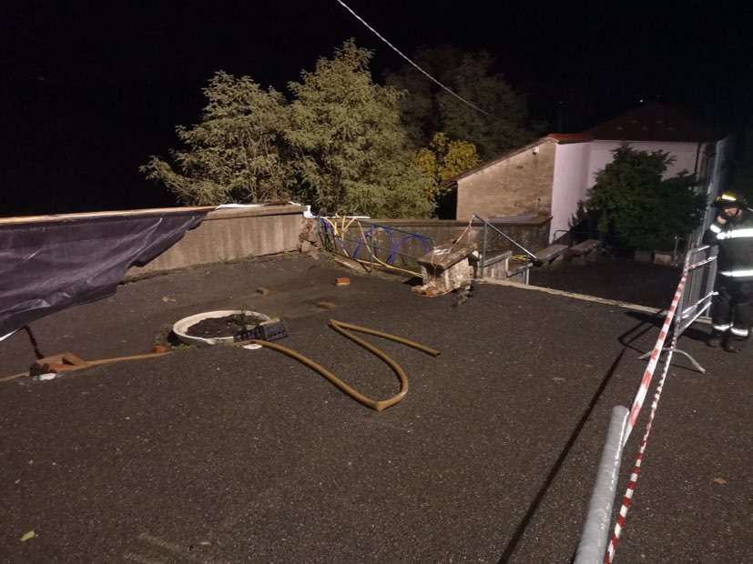 A Molare cede il terreno al Santuario delle Rocche. Sul posto la Protezione Civile