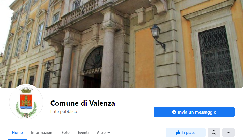 Valenza, sull’account Facebook del Comune arrivano le scuse: “Gestione non conforme”. Oddone: “Uno scivolone”