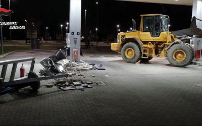 Banda rapinatori distributori Tortona