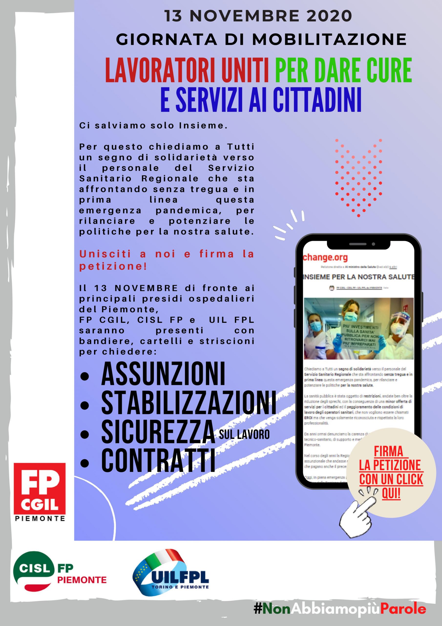 Il mondo della sanità piemontese chiede aiuto: “Avviata petizione online”