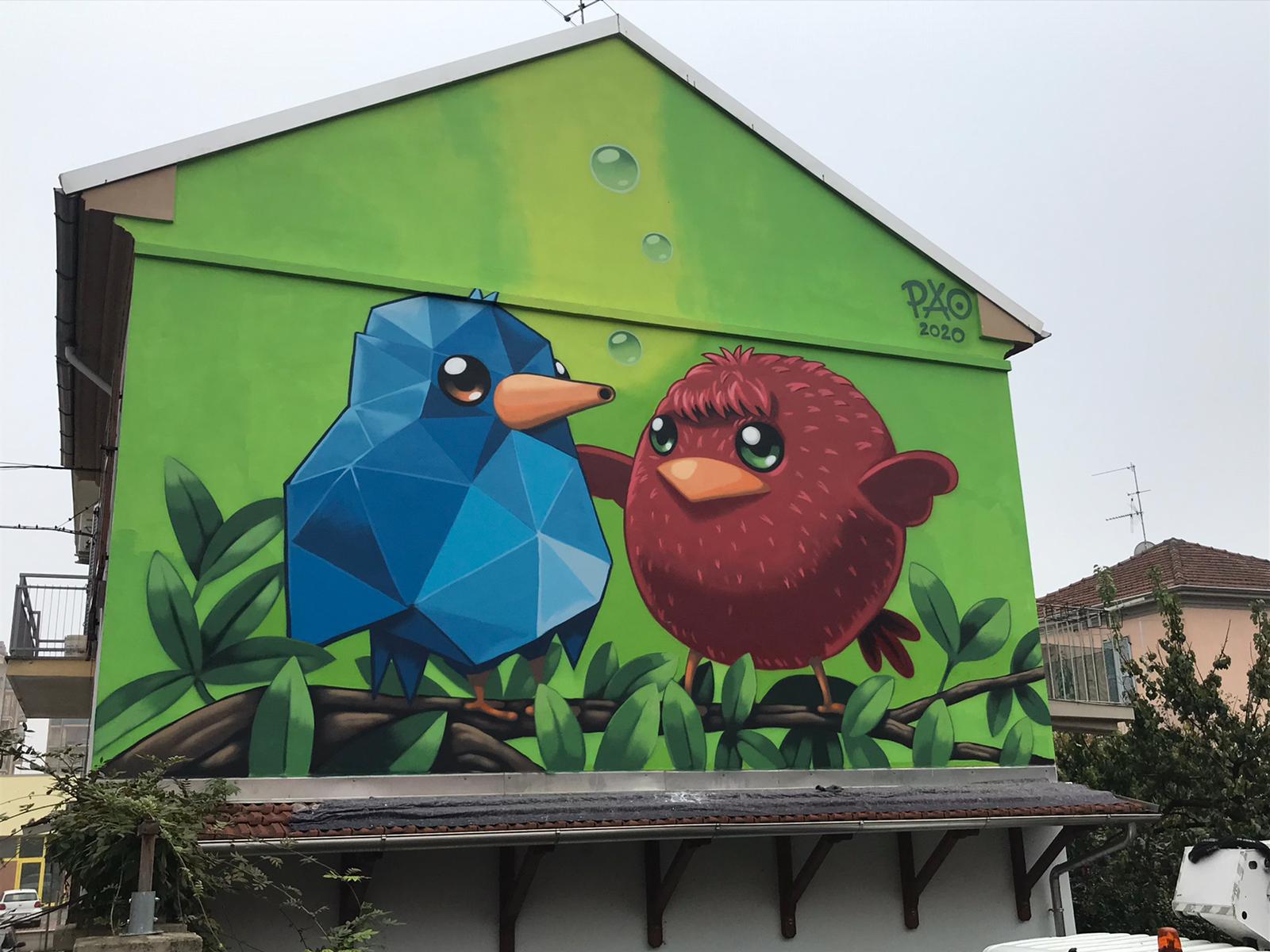 Un murales incanta il Cristo: il regalo di una cittadina a sé stessa e alla cittá