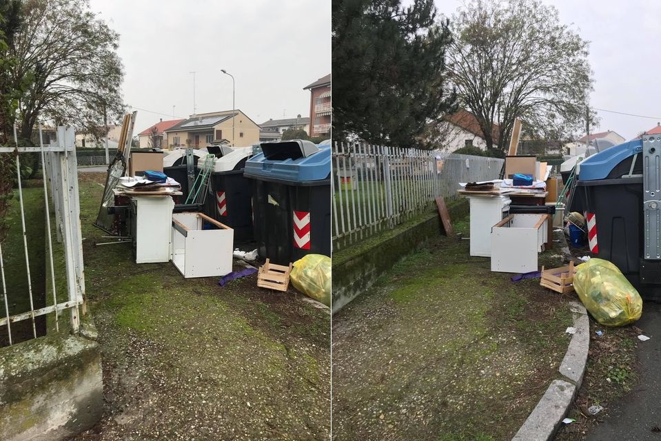 Storie di ordinaria inciviltà a Spinetta Marengo in via Prospero Gozzo