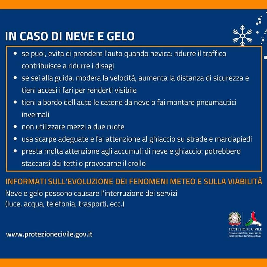 Neve e gelo sull’Alessandrino: i consigli della Protezione Civile