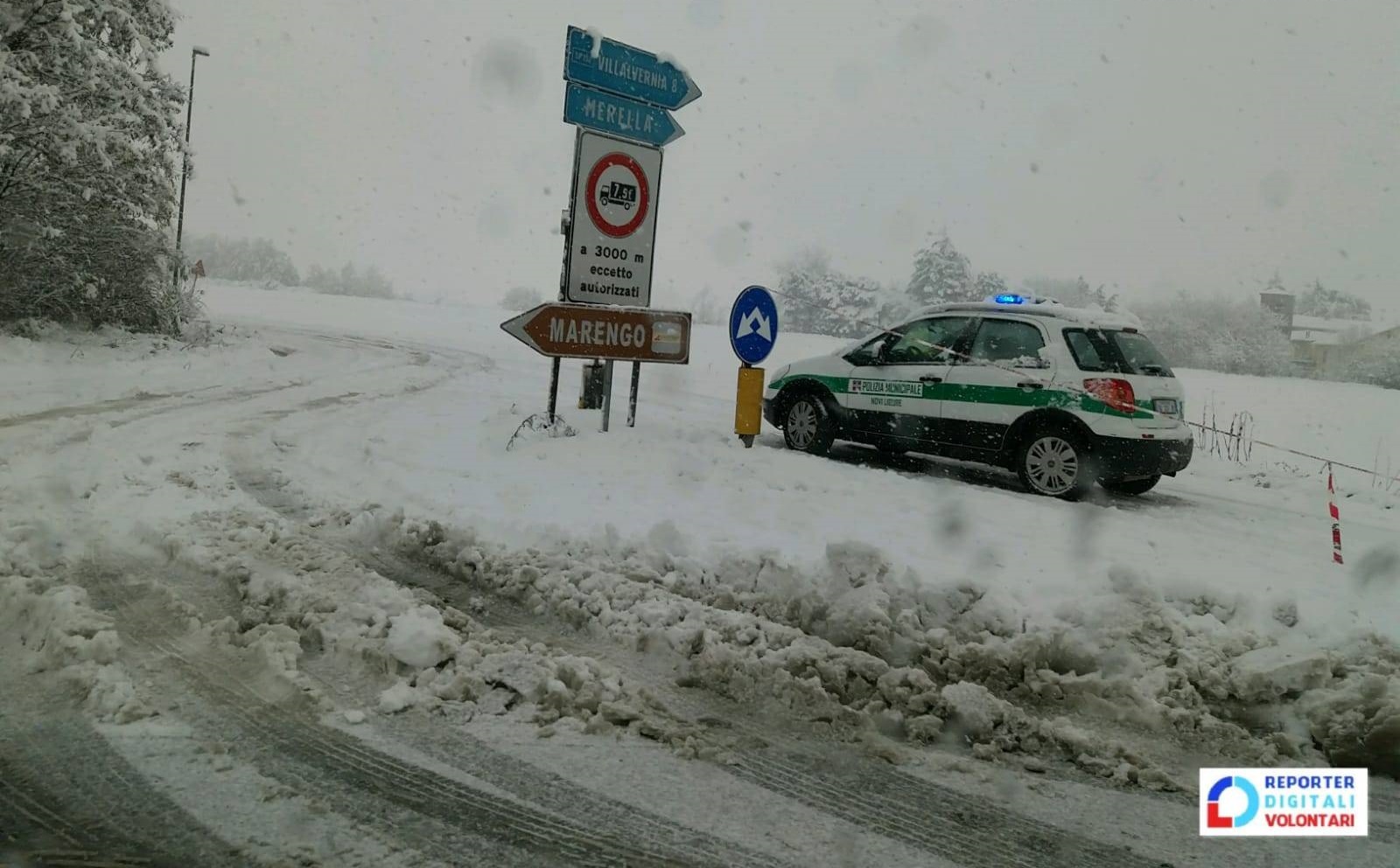 Torna la neve in provincia di Alessandria e scatta l’allerta arancione