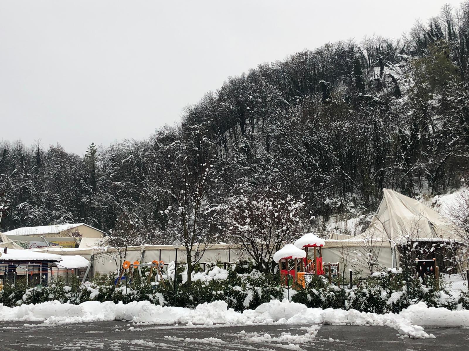 A Monleale crollata la tensostruttura del PalaMassa, a causa del peso della neve