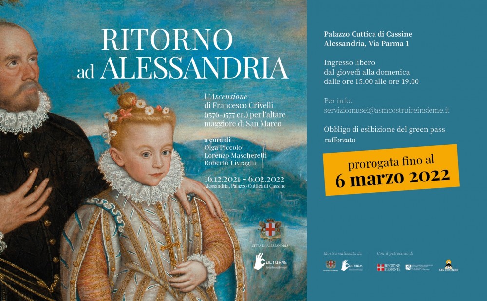 Prorogata fino al 6 marzo la mostra “Ritorno ad Alessandria” a Palazzo Cuttica