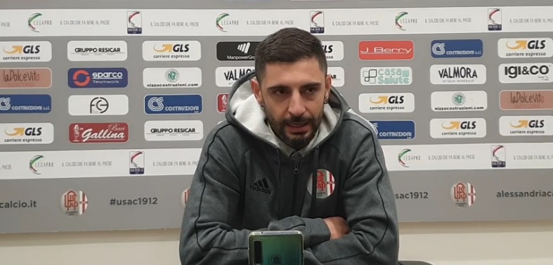 Alessandria Calcio: brutto infortunio al ginocchio per Simone Sini. Si teme un lungo stop
