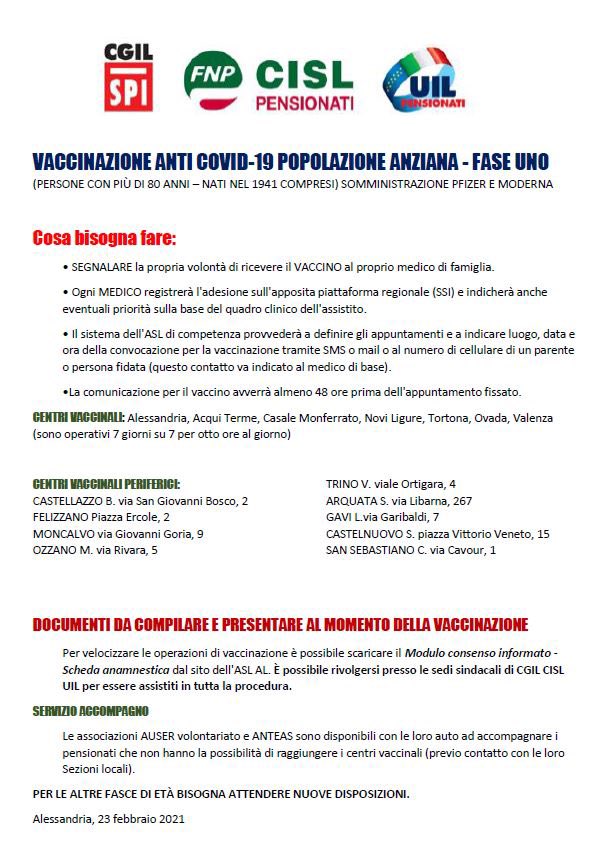 Vaccini over 80: ecco cosa occorre fare e dove andare