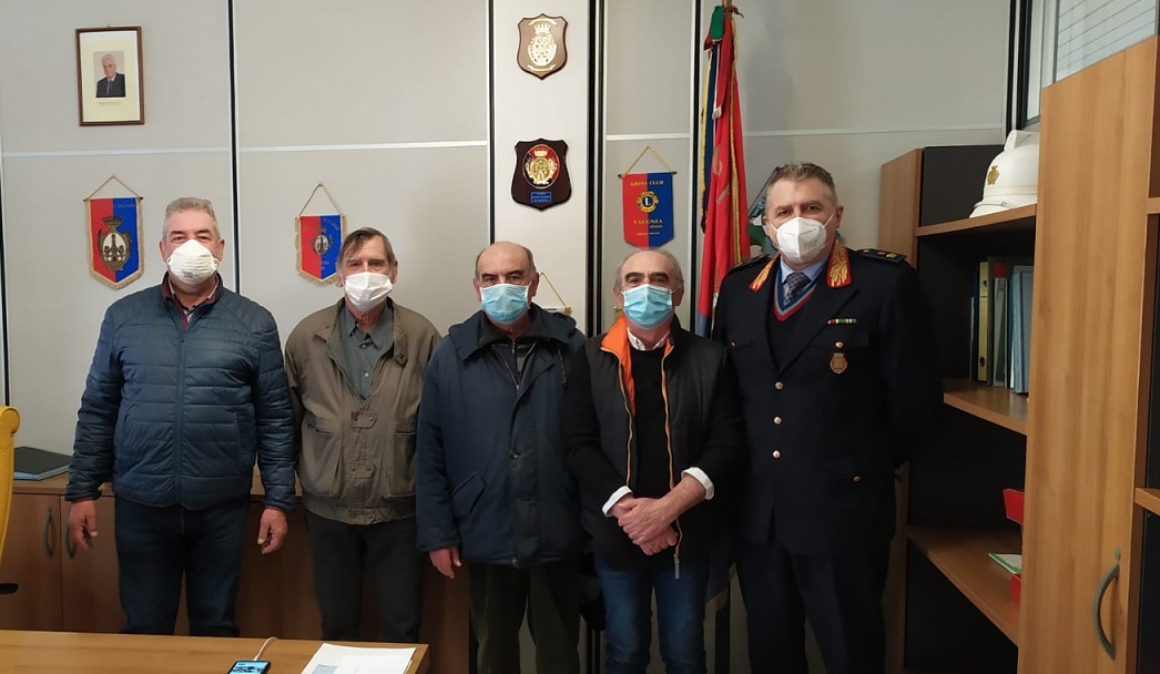 Il sindaco di Valenza incontra i ‘nonni vigili’, impegnati ogni giorno davanti alle scuole