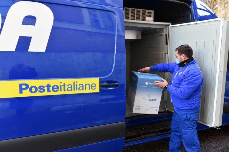 Poste Italiane: consegnate a Tortona 3 mila dosi di vaccino AstraZeneca