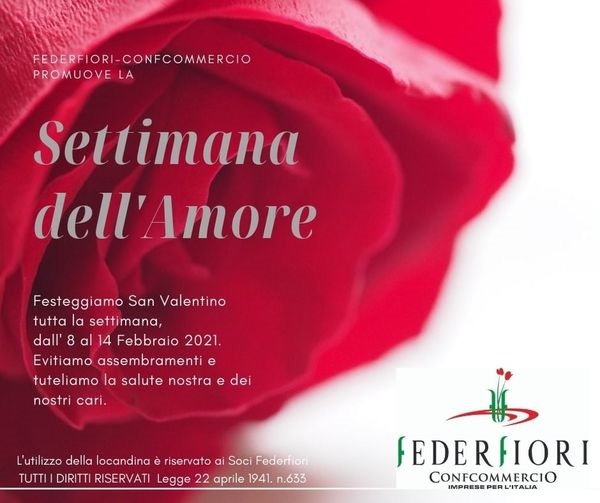 Federfiori Confcommercio: “Acquistate fiori anche prima di S. Valentino per evitare assembramenti”