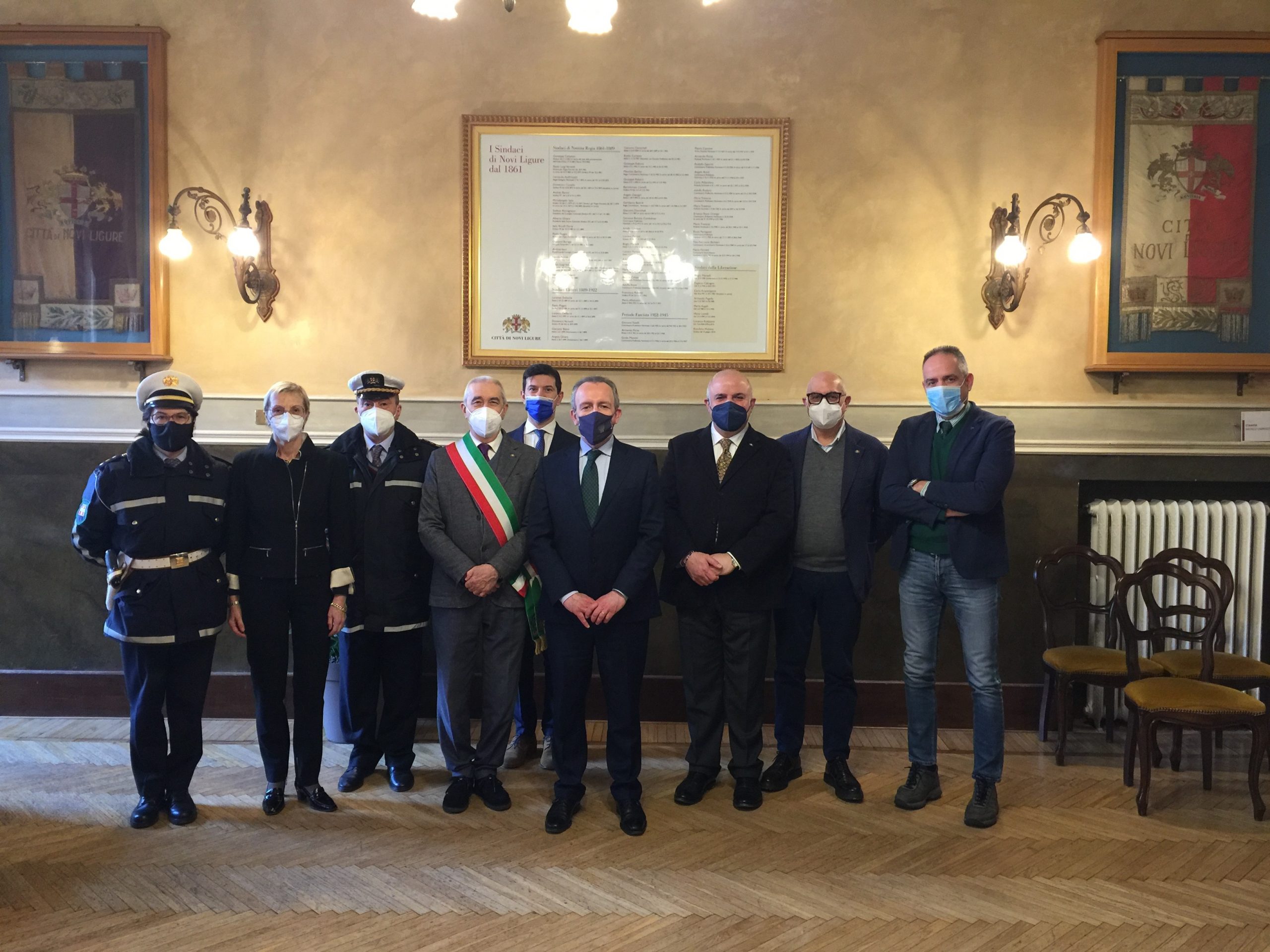 Il nuovo Questore di Alessandria Sergio Molino in visita a Novi