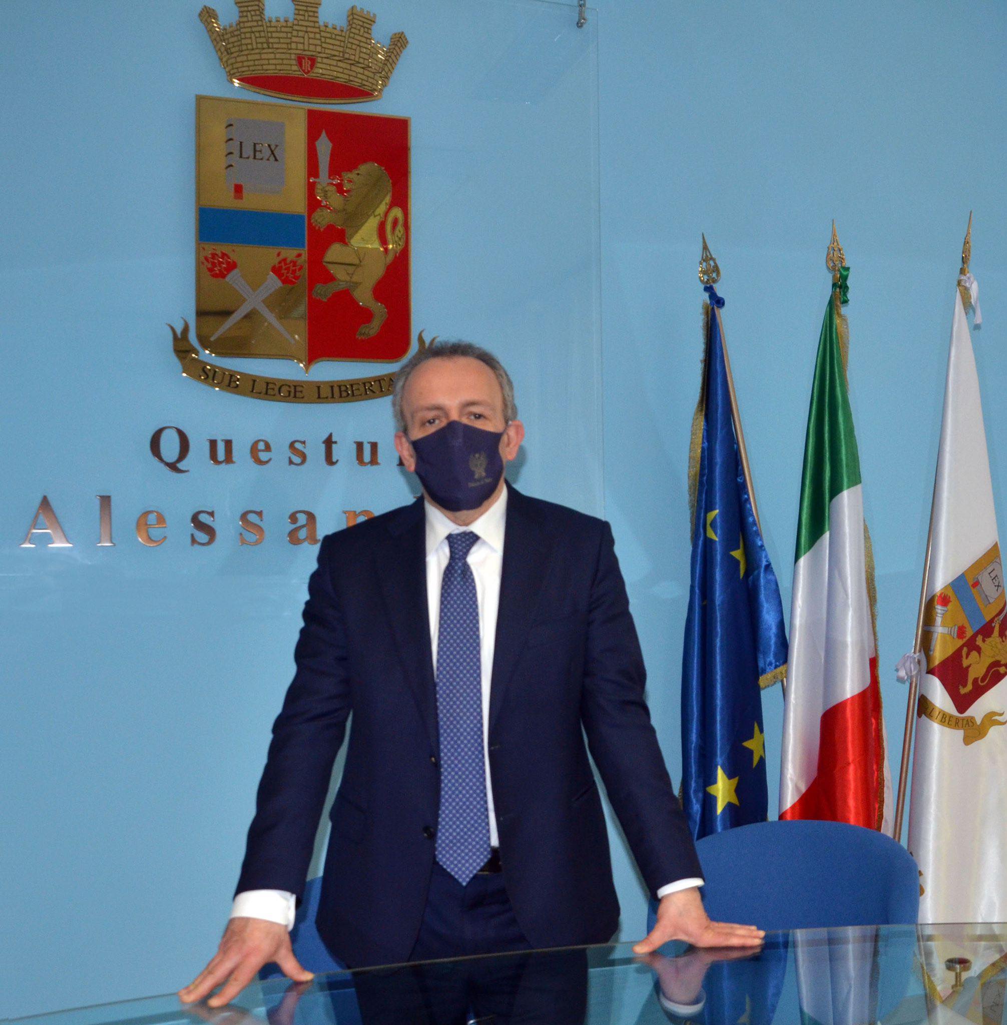 Il nuovo Questore di Alessandria si presenta: “Primo obiettivo la prevenzione dei reati”