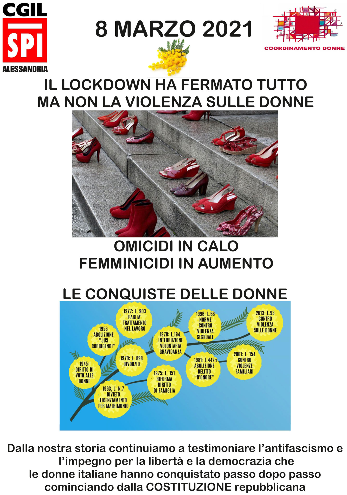Spi Cgil: “Il lockdown ha fermato tutto ma non la violenza sulle donne”