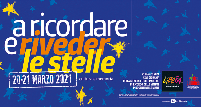 Il 21 marzo la XXVI Giornata in ricordo delle vittime innocenti delle mafie