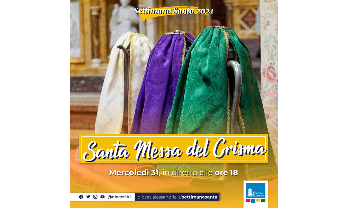 Dalle 18 la Santa Messa del Crisma su RadioGold TV