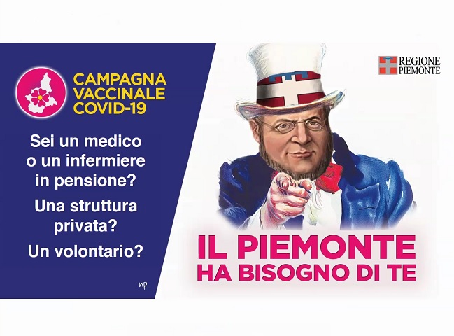 Vaccino, Cirio: “20 mila inoculazioni al giorno entro fine mese. E cerchiamo volontari per somministrarli”