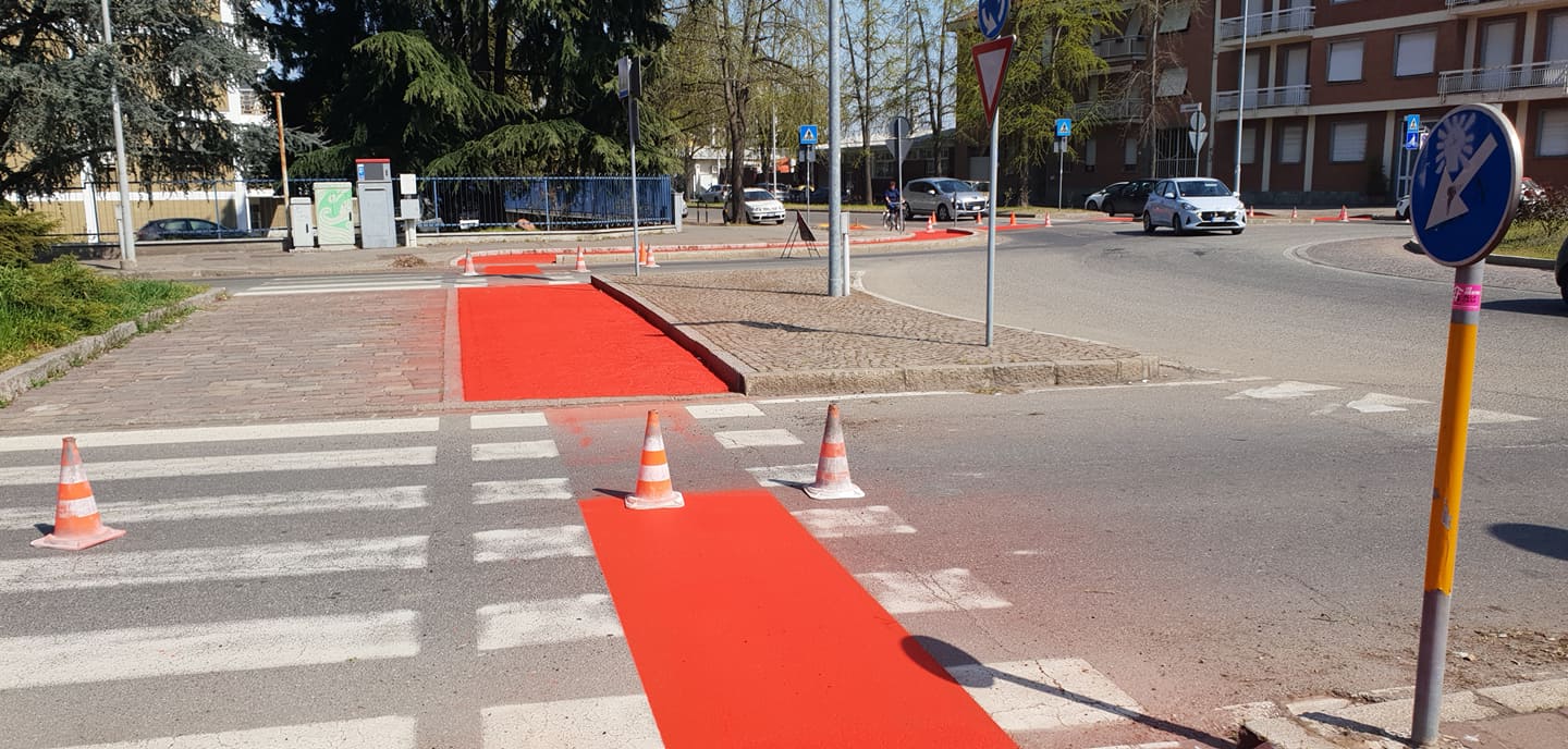 Iniziati i lavori alle piste ciclabili del Comune di Alessandria