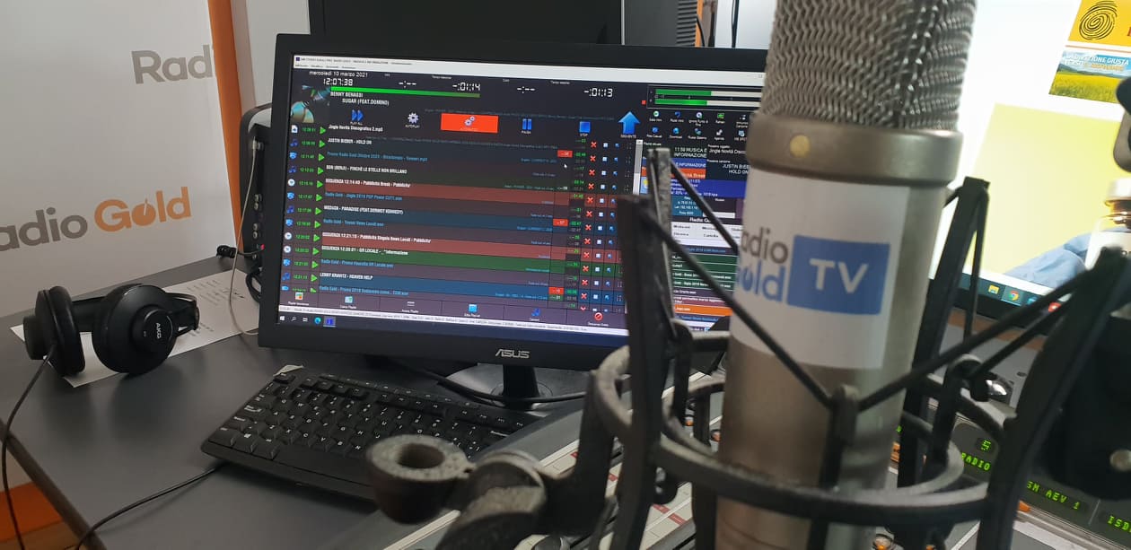 Il palinsesto di RadioGold di martedì 16 marzo 2021