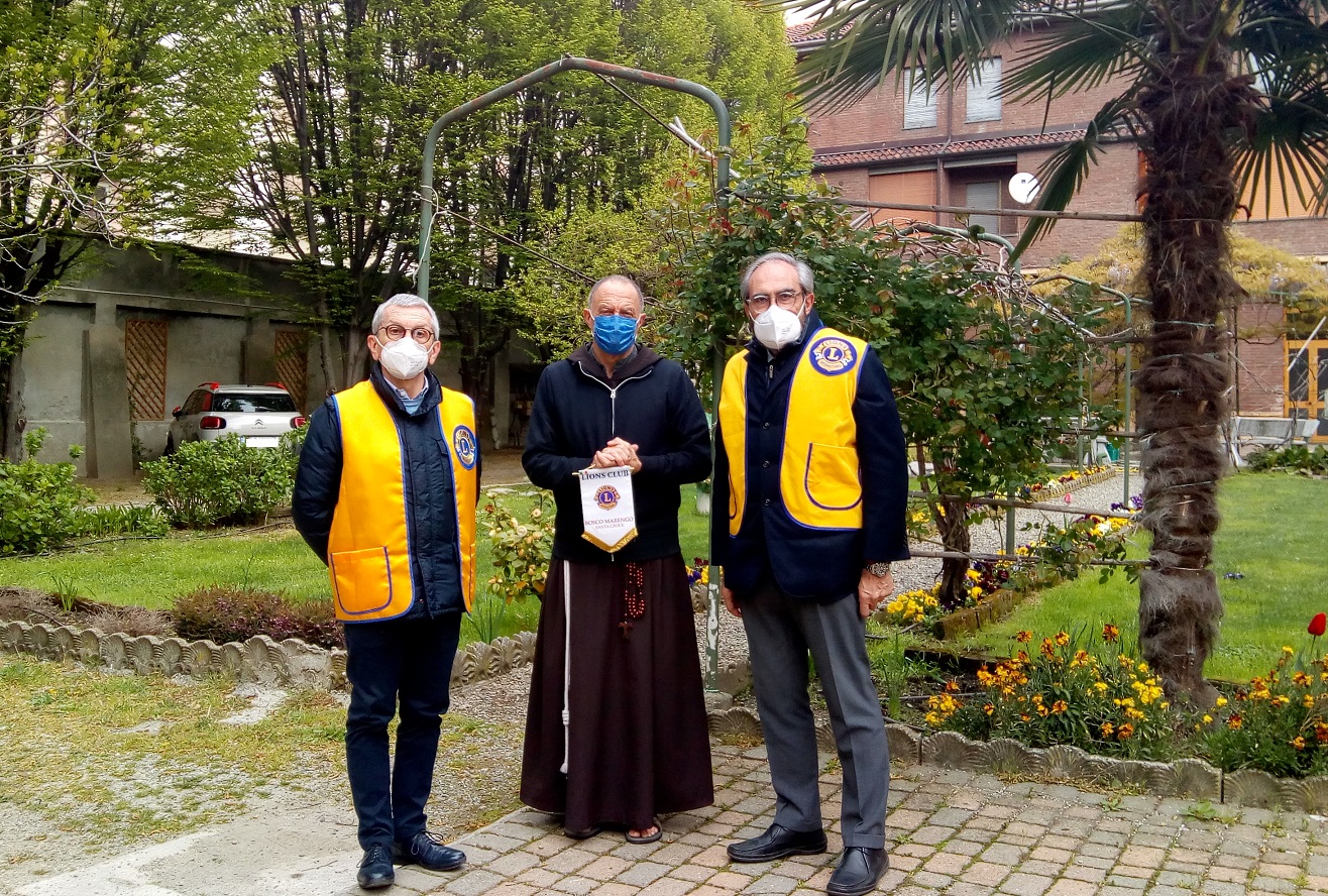 Lions Club Bosco Marengo Santa Croce dona oltre 4 mila euro alla Mensa dei Frati di Alessandria