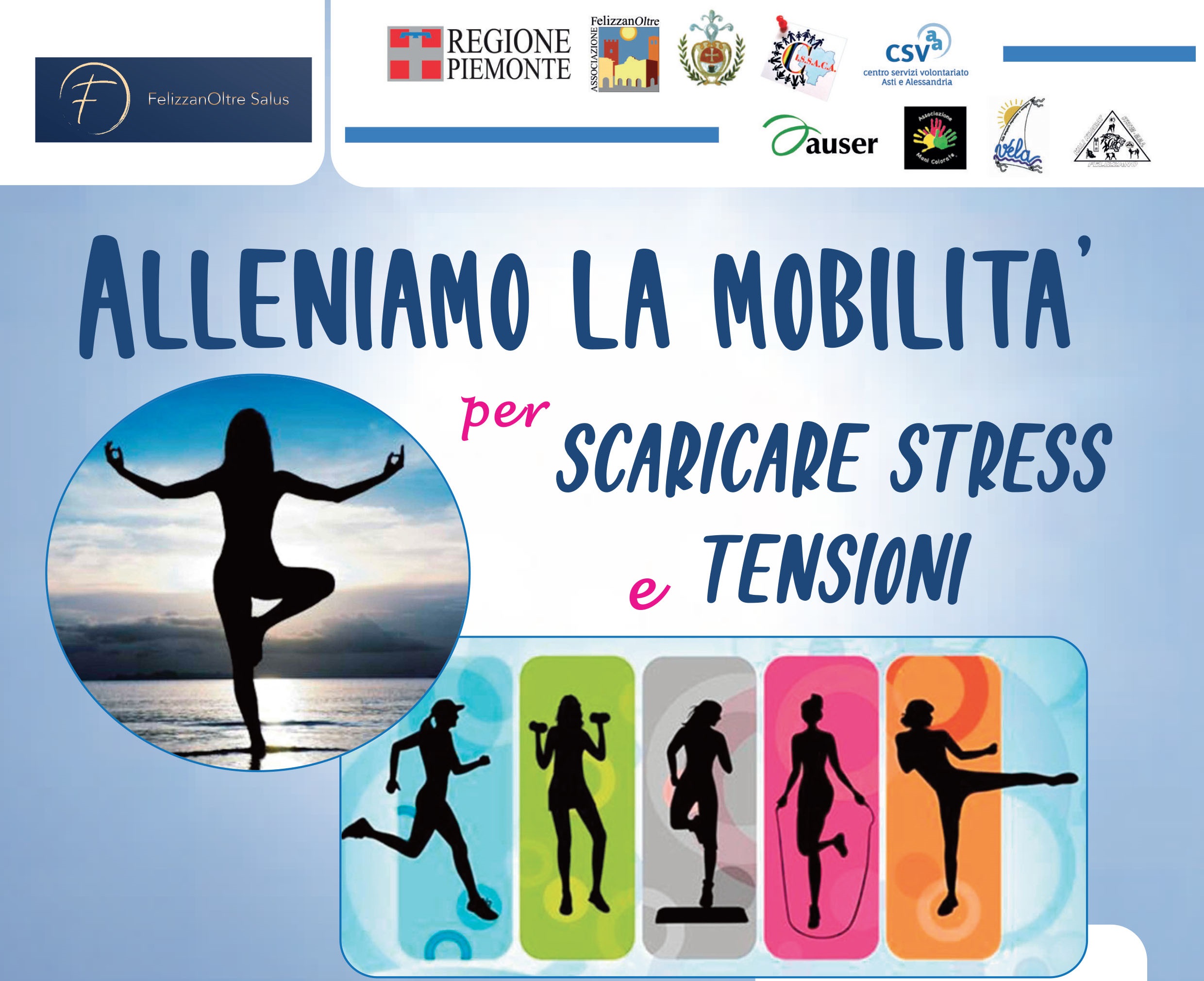 Si intitola Alleniamo la mobilità la serie di corsi online di discipline olistiche e total body con FelizzanOltre 